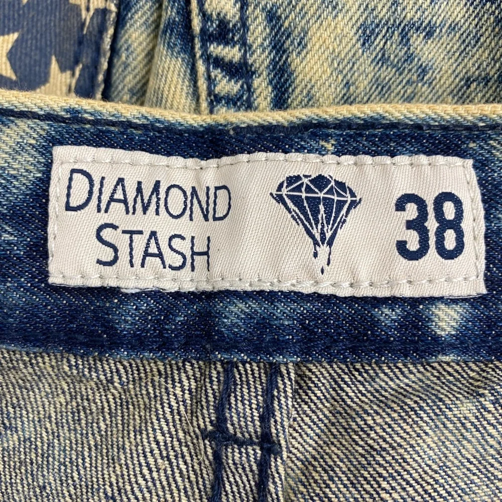Diamond Stash size Large/38 Men’s Sahara American Flag Jacket Vest & Jeans - Picture 14 of 16
